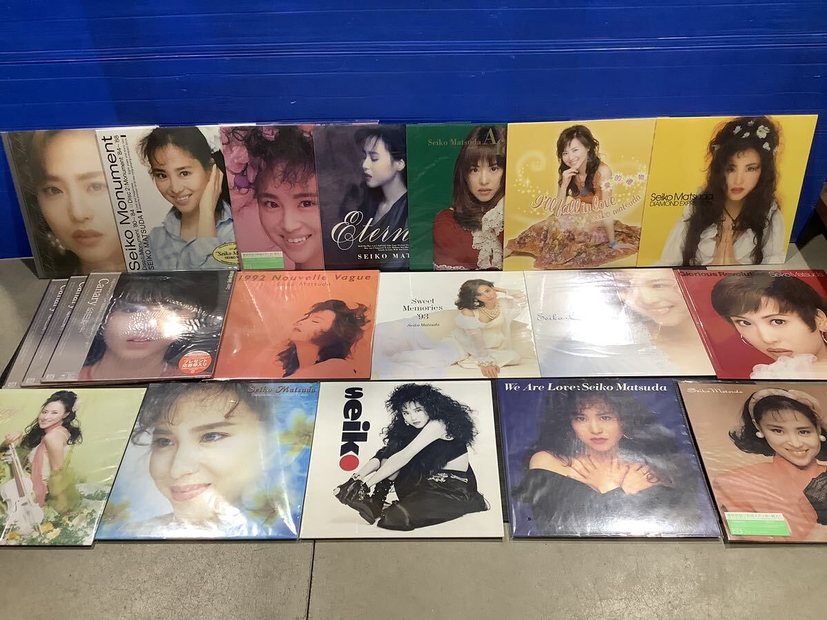 希少 松田聖子 LPサイズ CD 大量 コレクター 放出品 48セット アイドル 邦楽ポップス 現状品 NA032803_画像2