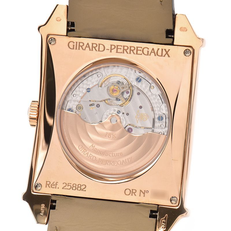 [3 year guarantee ] Girard Perregaux men's Vintage 1945 XXL Large Date moon phase 25882-52-121-BB6B self-winding watch wristwatch used free shipping 