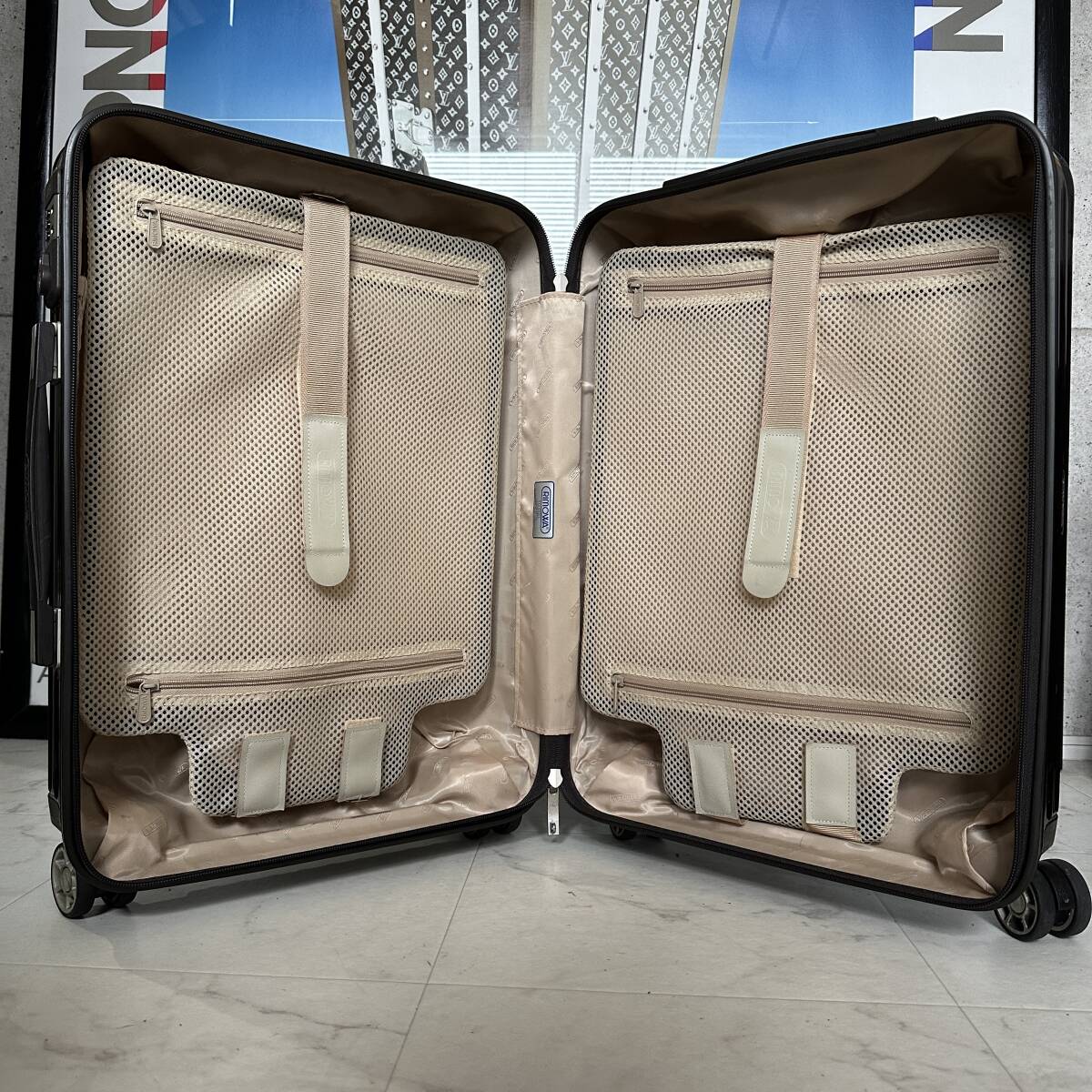 [ prompt decision / immediate payment ] machine inside bringing in size RIMOWA SALSA DELUXE HYBRID Rimowa salsa Deluxe hybrid suitcase bulkhead .2 sheets equipping Brown 