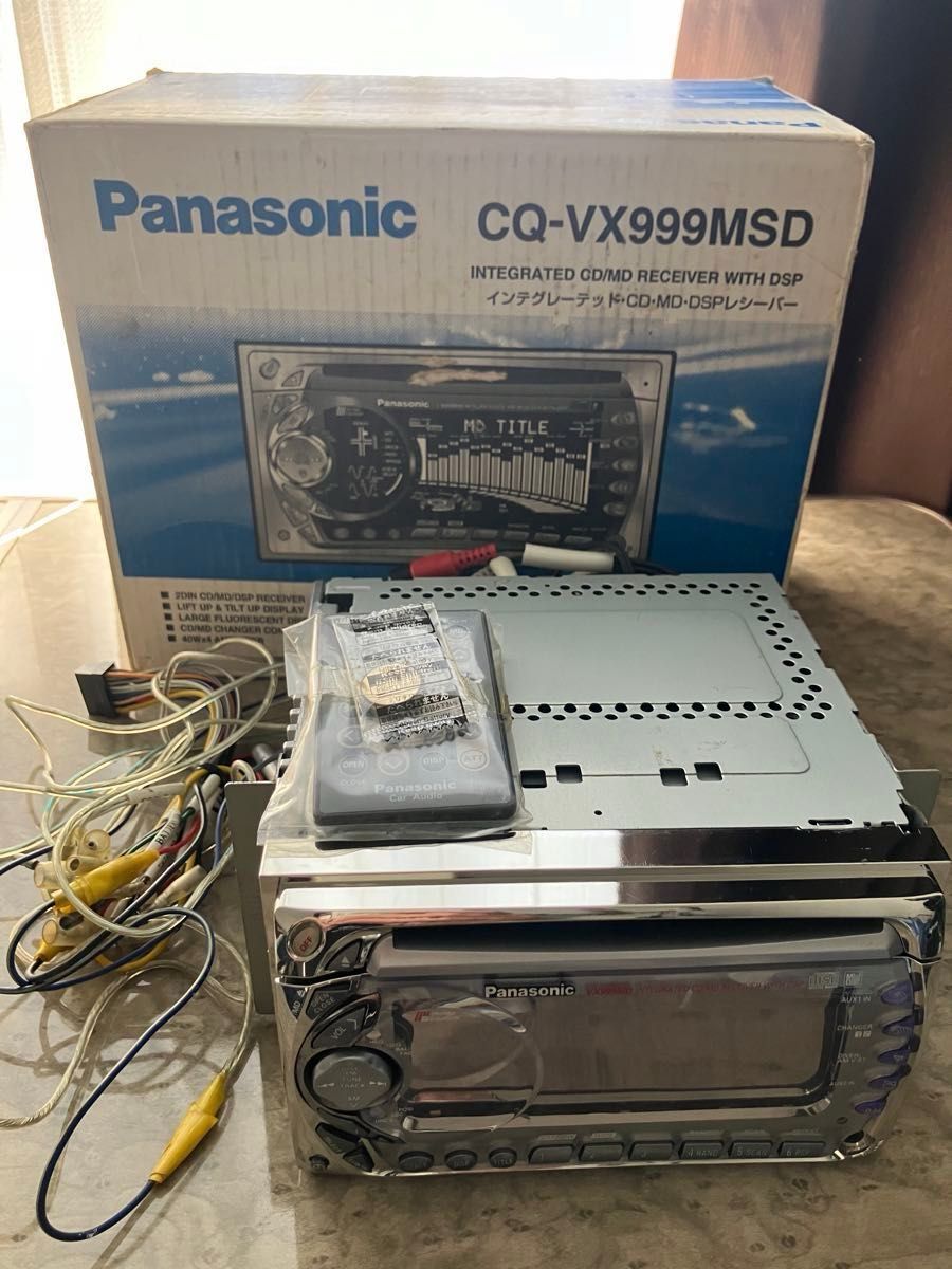 店舗展示品】激レア CD MD DSP Panasonic カーオーディオ CQ 店舗展示品】激レア CD MD DSP Panasonic カーオーディオ CQ