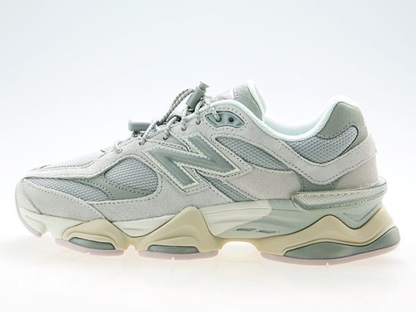 新品/NEW BALANCE/ニューバランス/U9060GM/ユニセックス/GRAY/BEIGE/グレー/ベージュ/【90/60】/スエード/メッシュ/レザー/ワイズD/26.5cm_画像2