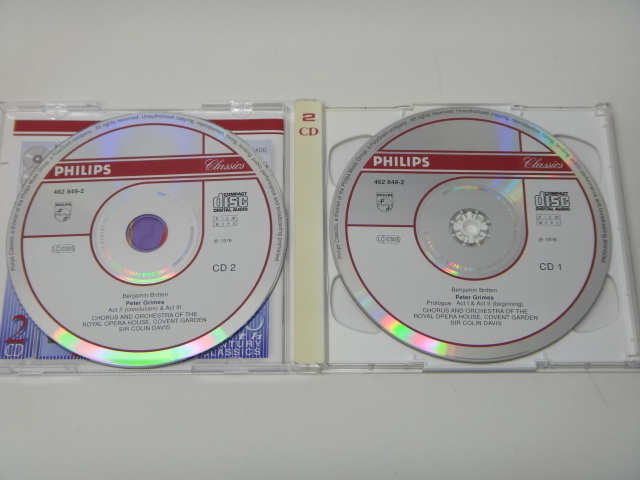 【502】☆2CD☆Britten: Peter Grimes / Davis, Vickers, Harper, et al ☆_画像4