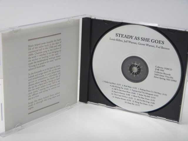 【516】☆CD☆Steady as She Goes: Songs and Chanties from the Days of Commercial Sail ☆_画像2