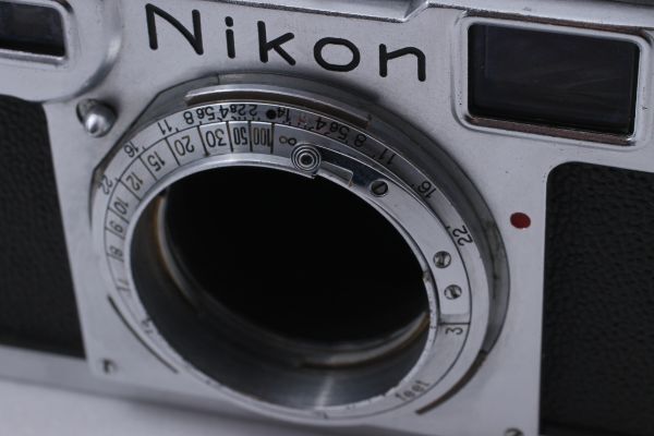 【完動品】　Nikon　ニコン　S2　ボディ　レンジファインダー　シルバー　奇麗　＃001_画像8