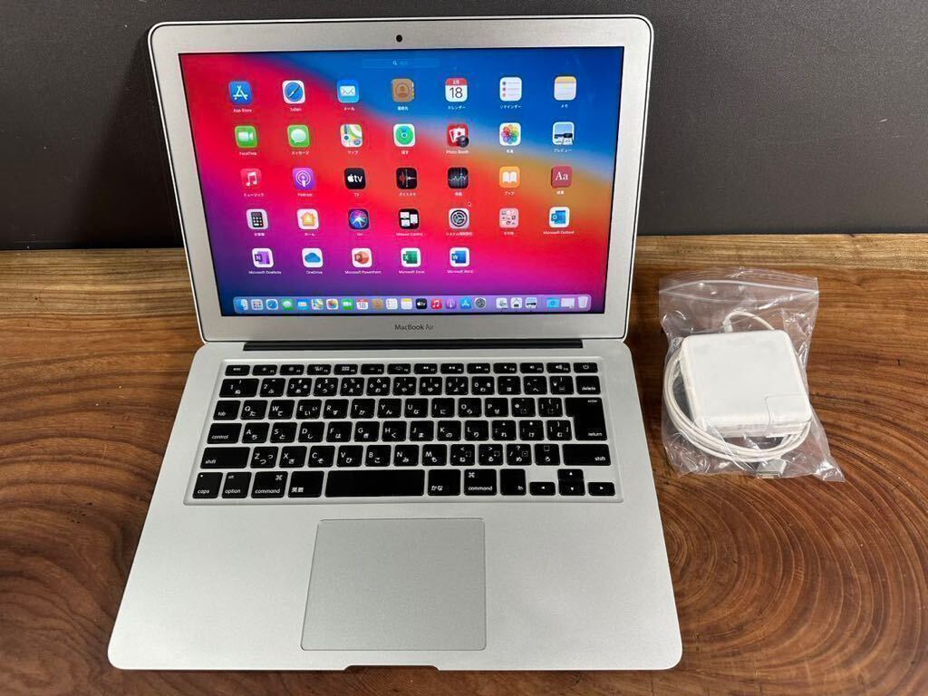 「美品」Apple MacBook Air 13inch 2017/Core i5 1.8GHZ/SSD256GB/8GB/Office2019/windows11_画像1