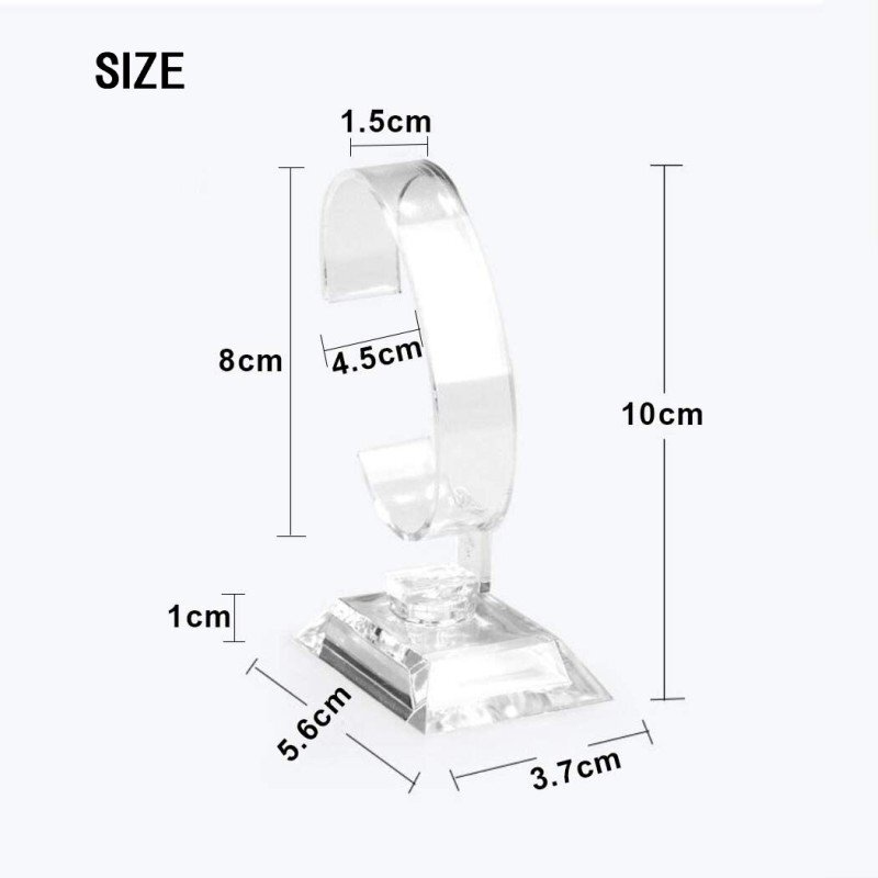 [vaps_7] wristwatch display stand {10 piece set } C type clear watch stand exhibition wristwatch put including postage 