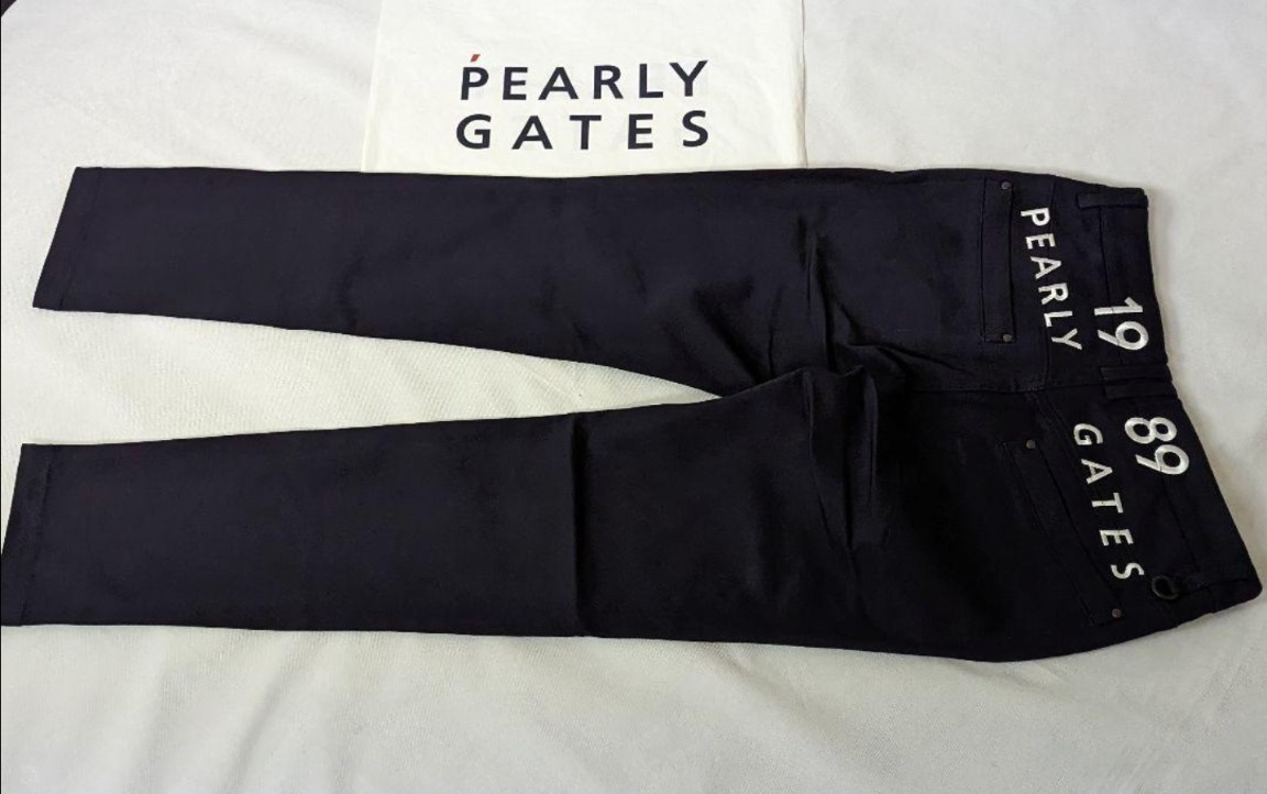 ★新品正規品 PEARLYGATES/パーリーゲイツメンズツイル ハイパワーコットンストレッチパンツ 5(L) 春秋対応素材 ロングシーズン対応_画像8