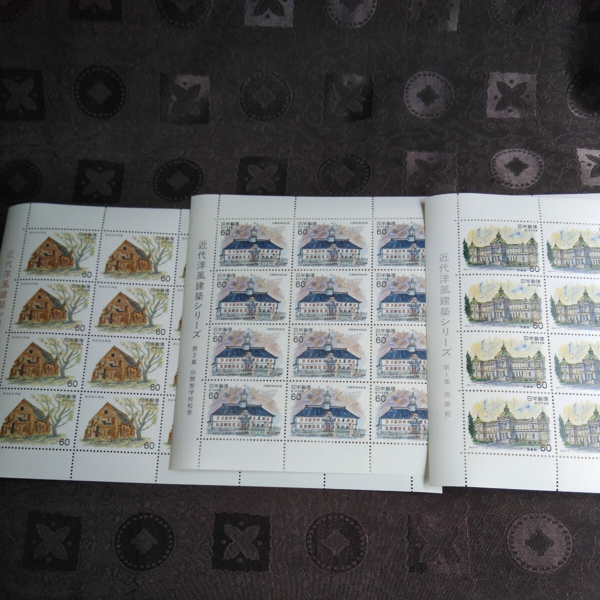 記念切手近代洋風建築シリーズ1ー10額面13200円11シートの画像2