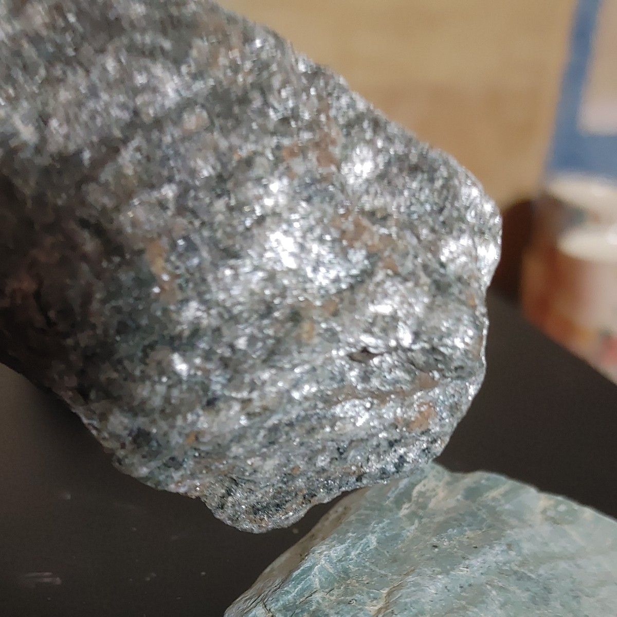 原石 雲母　海外鉱物標本　三つセット　標本