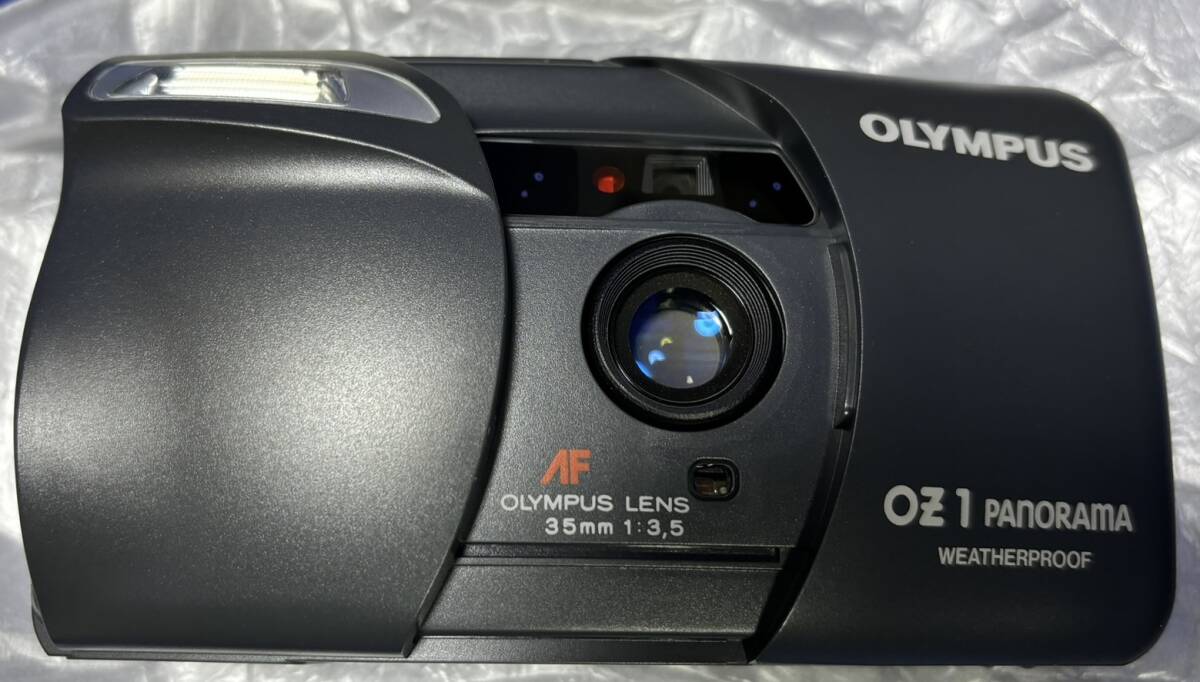 OLYMPUS OZ1 PANORAMA QUARTZ DATE 生活防水 全自動単焦点オートフォーカスレンズシャッターカメラ オリンパス パノラマ WEATHERPROOF_画像3