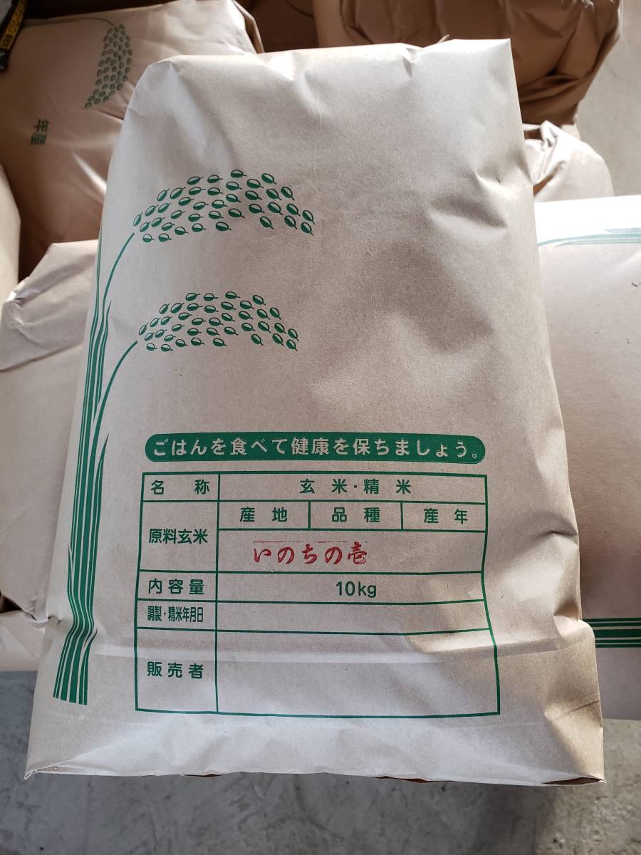 令和５年茨城県産いのちの壱玄米２０kg_画像1