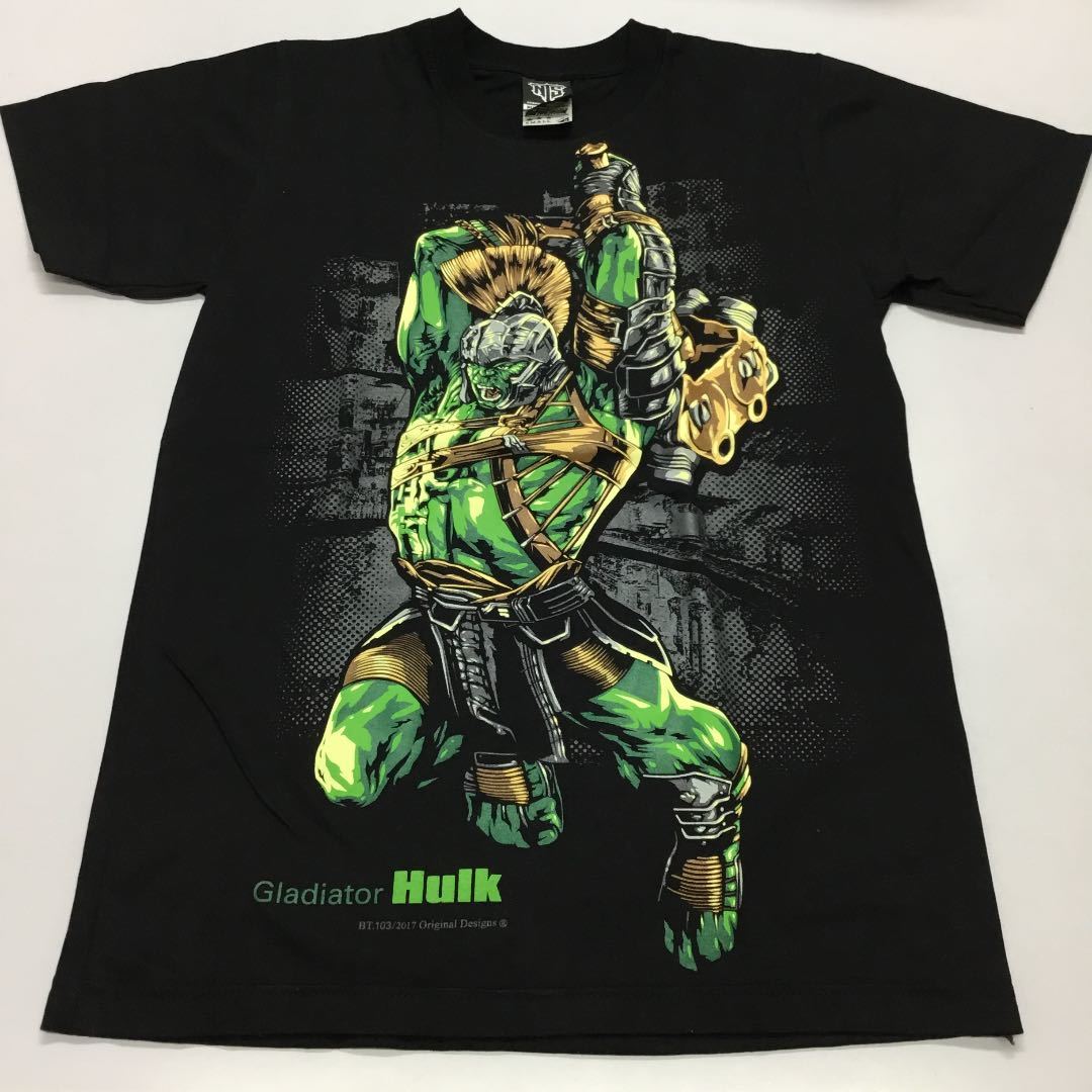 SR5A3. デザイン半袖Tシャツ Sサイズ ハルク Gladiator Hulk