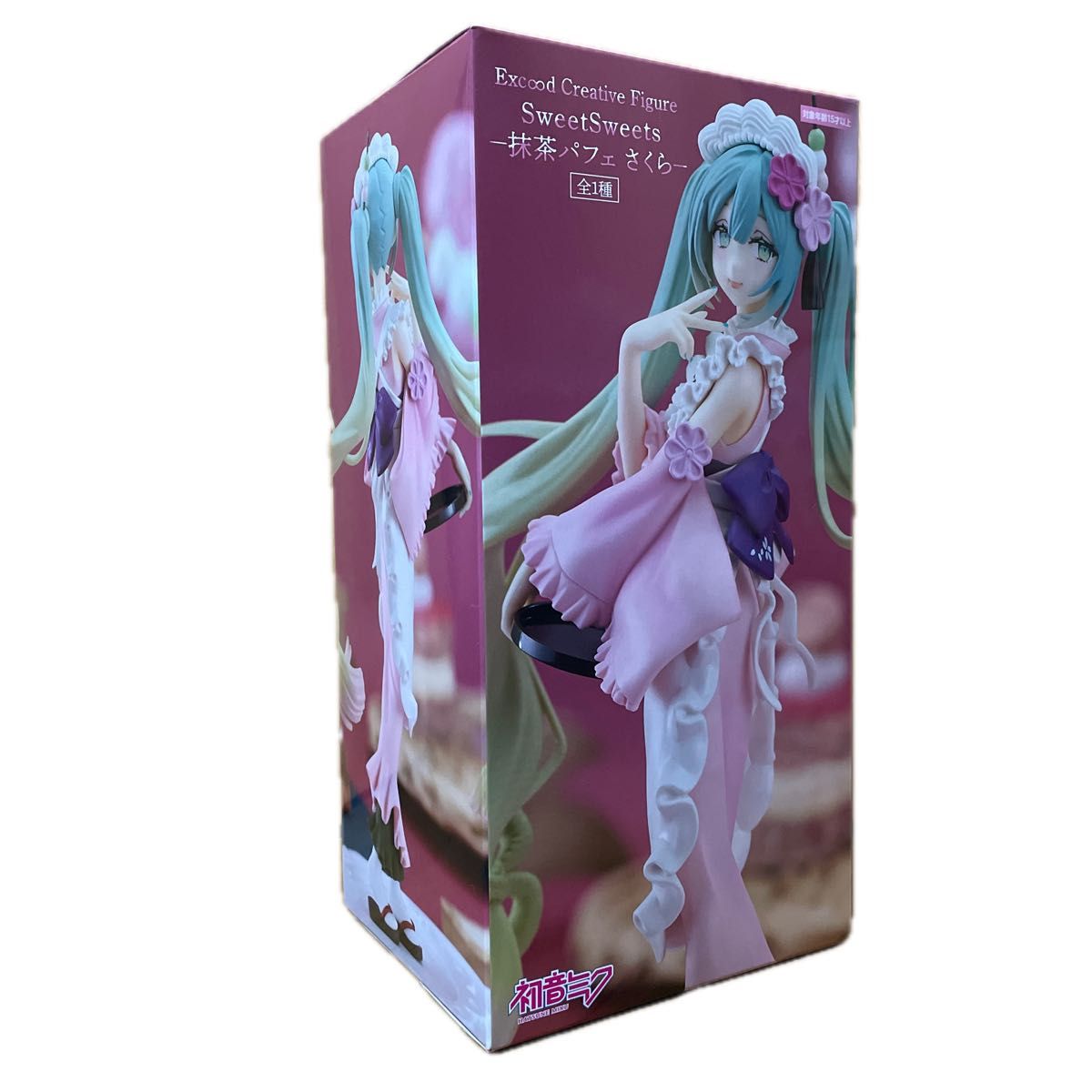 初音ミク　ワールドジャーニー　抹茶パフェ　さくら　桜ミク　ぬーどるストッパー　フィギュア