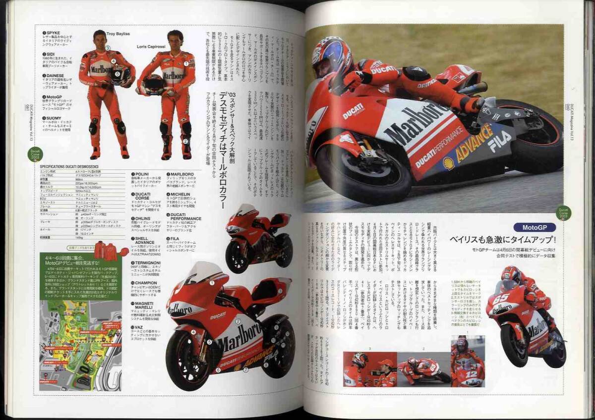 【d1418】03.5 ドゥカティマガジン DUCATI Magazine Vol.13／特集=ドゥカティ買いたい新書、車種別スクリーンカタログ、..._画像8