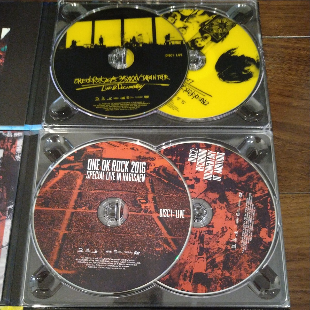 【送料無料】ONE OK ROCK DVD 3タイトルセット 2015 35xxxv 2016 SPECIAL LIVE IN NAGASAKI 2017 Ambitions JAPAN TOUR ワンオクロック_画像4