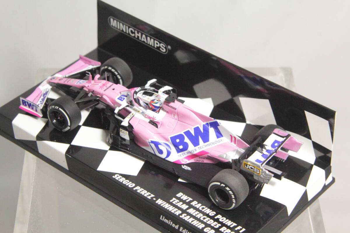 MINICHAMPS 1/43 レーシングポイント RP20 ペレス 2020年 サクヒールGP 初優勝の画像3