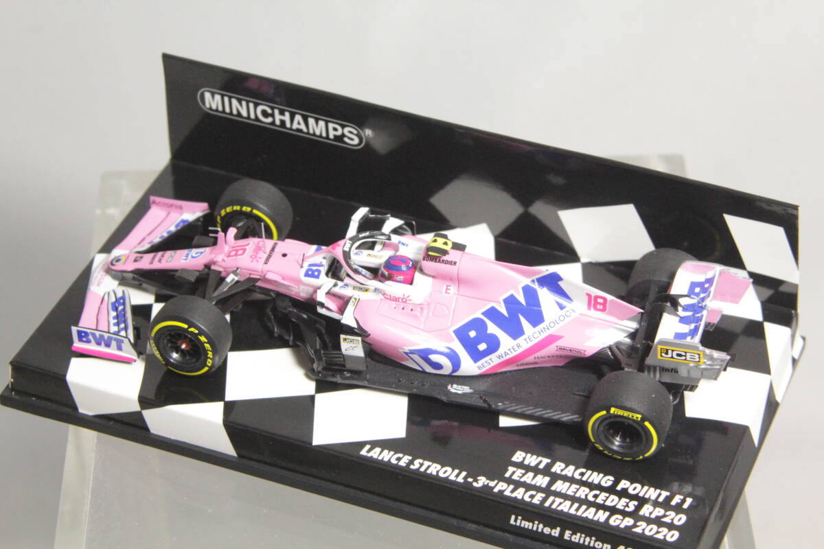 MINICHAMPS 1/43 レーシングポイント RP20 ストロール 2020年 イタリアGP 三位_画像3