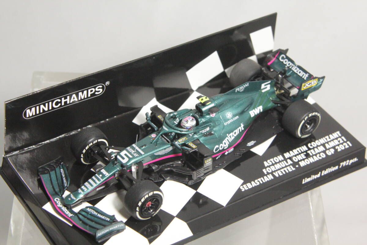 MINICHAMPS 1/43 アストンマーチン AMR21 ベッテル モナコGP 2021_画像1