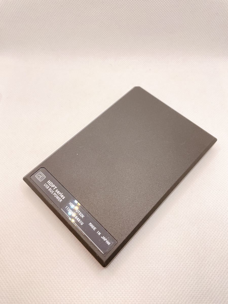 IO-DATA 外付けハードディスク HDPT- UTS2K [カーボンブラック] HPY-3000 【動作確認品】 _画像2