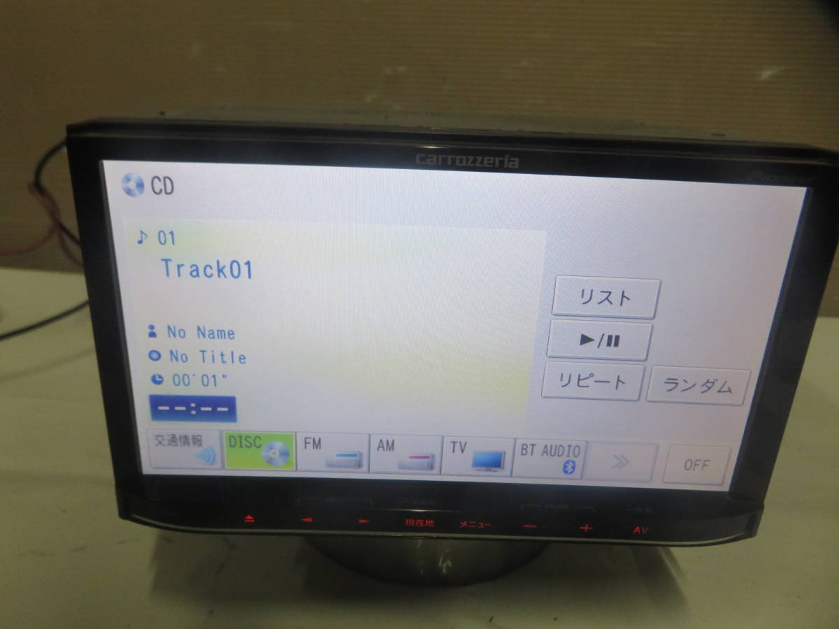 タッチパネル正常/完動品保証付/W6102/カロッツェリア 人気 SDナビ 高精細/AVIC-MRZ99/Bluetooth/TV地デジフルセグ/テレビOK/の画像3