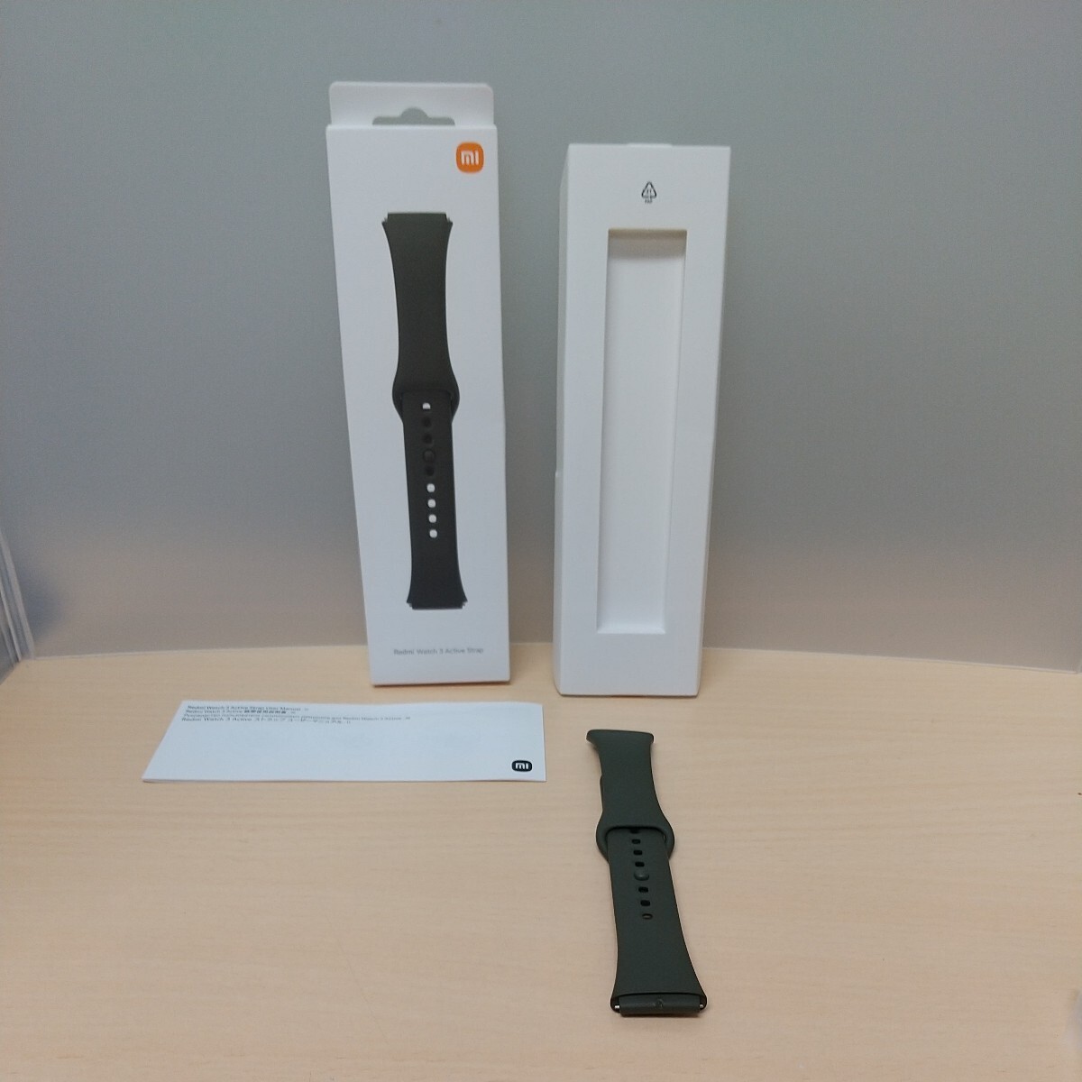 y030721fm シャオミ (Xiaomi) 純正 交換 ストラップ Redmi Watch 3 Active 専用 グリーン_画像3