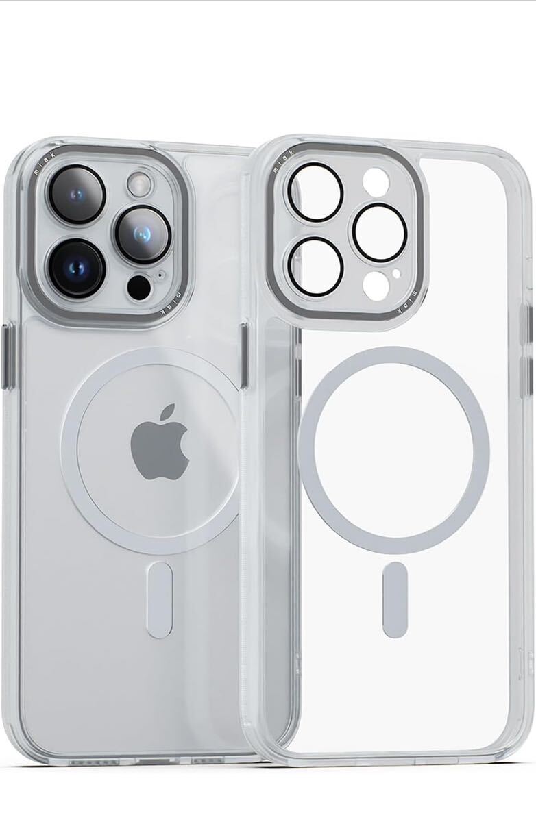 y032510y miak レンズガード 一体型 MagSafe 対応 クリアケース for iPhone15 Pro 