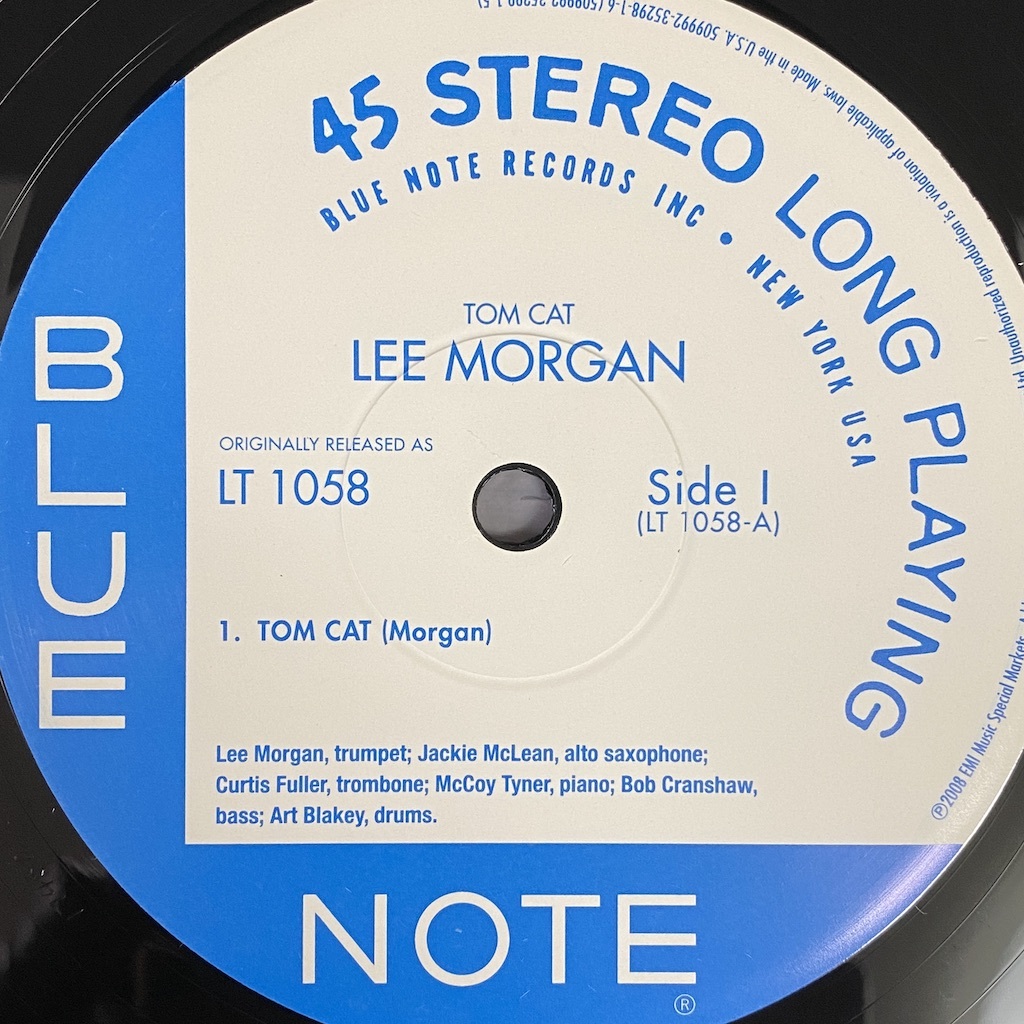 新品同様 Lee Morgan - Tom Cat Blue Note Jackie McLean Art Blakey 2LP/45rpm 高音質 重量盤 Music Mattersの画像3