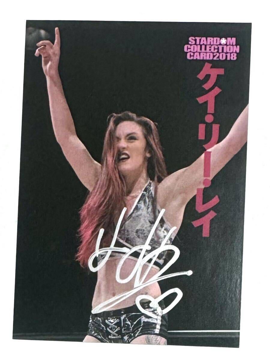 STARDOM ☆ KAY LEE RAY Autographed Card _画像1