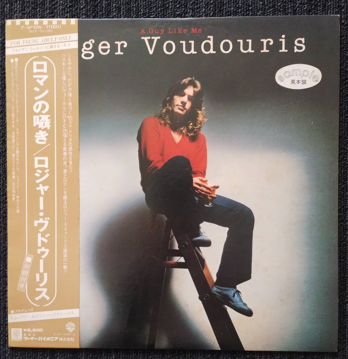 ロマンの囁き　ロジャー・ブドゥーリス　A Guy like me Roger Voudouris 　日本盤　見本盤_画像1