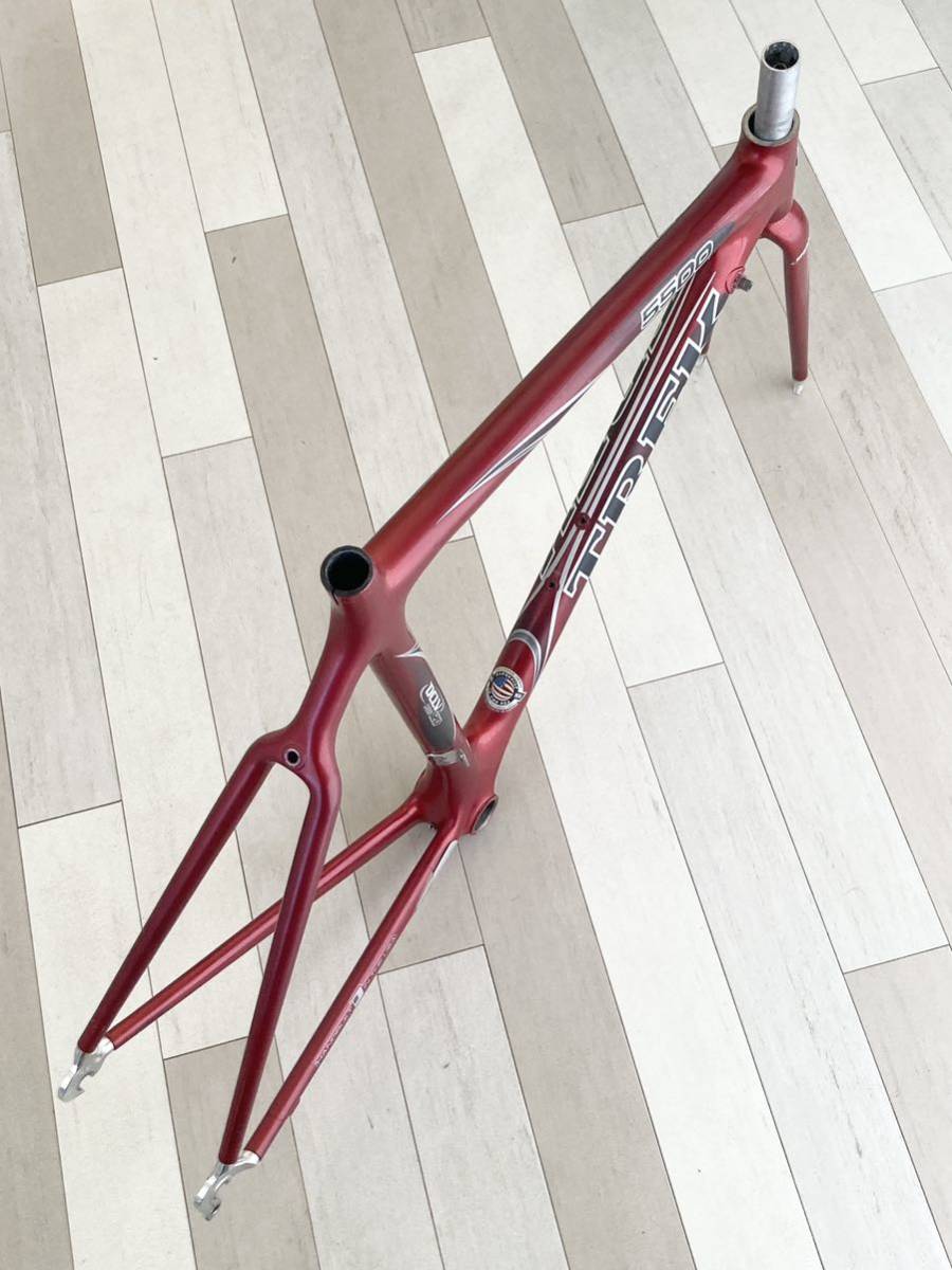 米国製 TREK 5500 OCLV カーボンフレーム サイズ52 シートC-T52cm トップ53cm トレック ツールドフランス_画像7