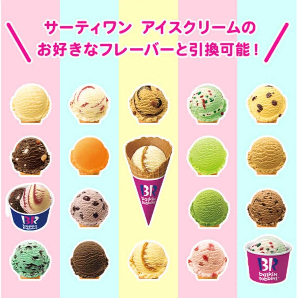 【新品】サーティワン デジタルギフト券 1,000円分 Baskin Robbinsの画像3