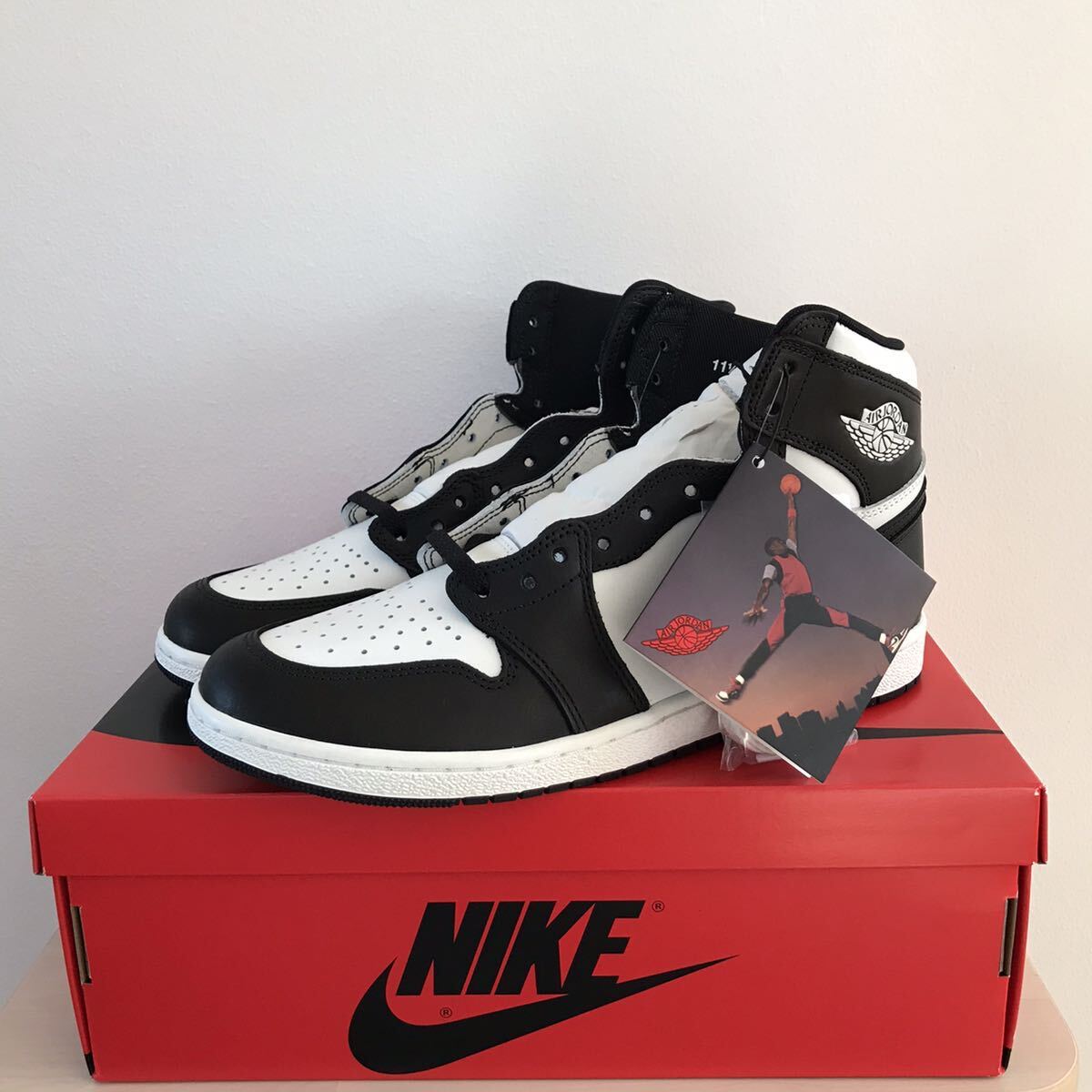 29.5cm Nike Air Jordan 1 High 85 Black White ナイキ エアジョーダン1 ハイ 85 ブラック ホワイト JORDAN パンダ AJ1 HIGH RETRO OG 23