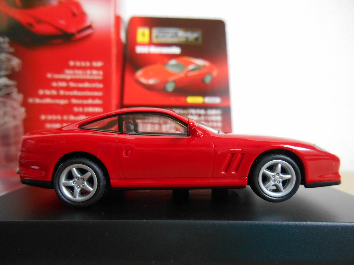 ★京商 1/64 フェラーリ550 マラネロ（レッド）Ferrari 550 Maranello (RED)★フェラーリ ミニカーコレクション 6 Ⅵ★の画像9