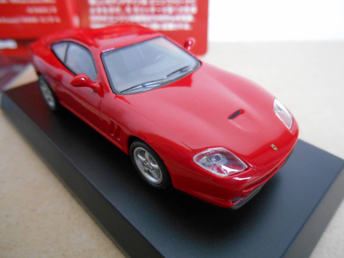 ★京商 1/64 フェラーリ550 マラネロ（レッド）Ferrari 550 Maranello (RED)★フェラーリ ミニカーコレクション 6 Ⅵ★の画像3