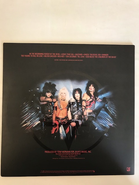 ■帯付■モトリー・クルー-MOTLEY CRUE/シャウト・アット・ザ・デヴィル P-11428 美品！_画像5