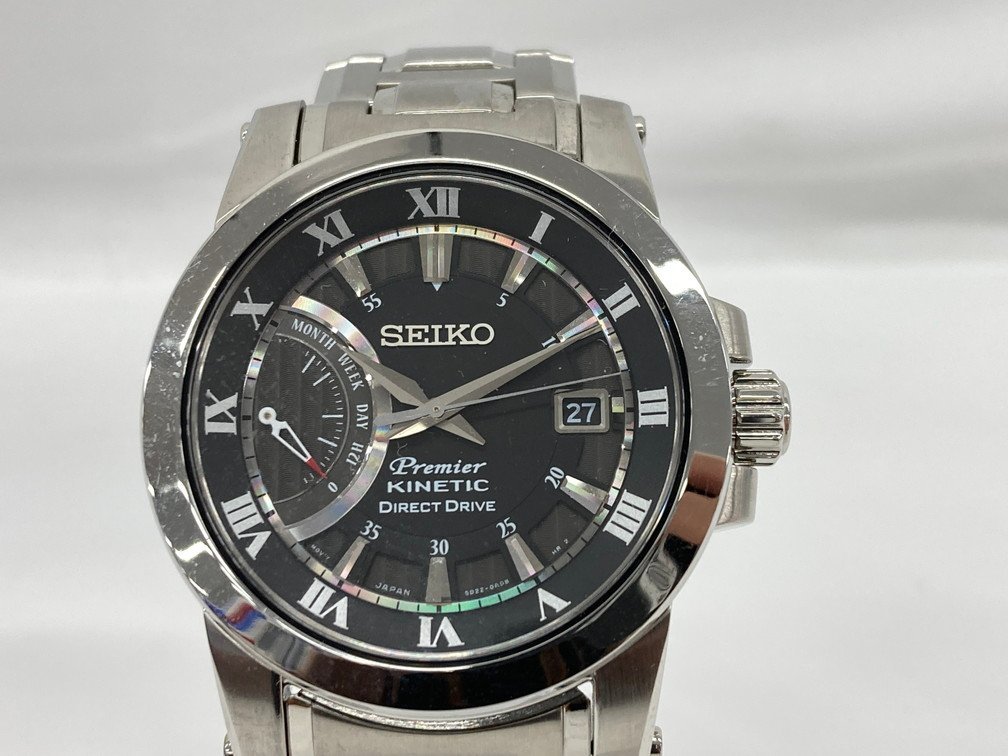 SEIKO セイコー 時計 5d22-0ad0 可動 リューズ◯【CBBA7033】_画像1