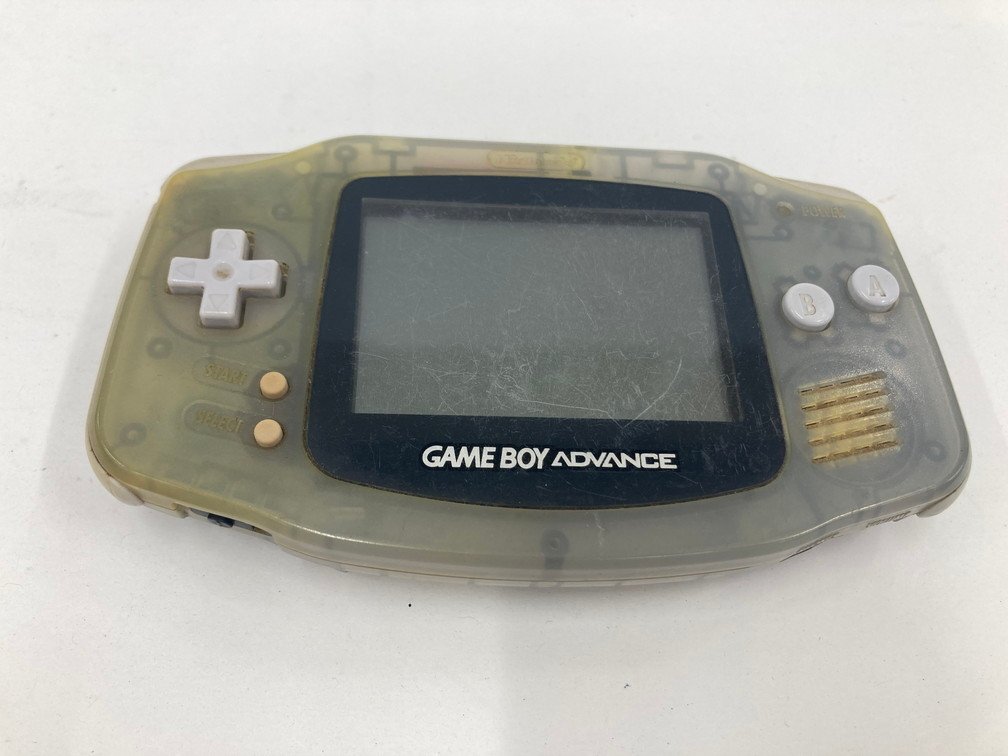 任天堂 ゲームボーイアドバンス 本体 AGB-001 スケルトン（電池蓋なし)/ソフト おまとめ【CCAL4032】_画像2