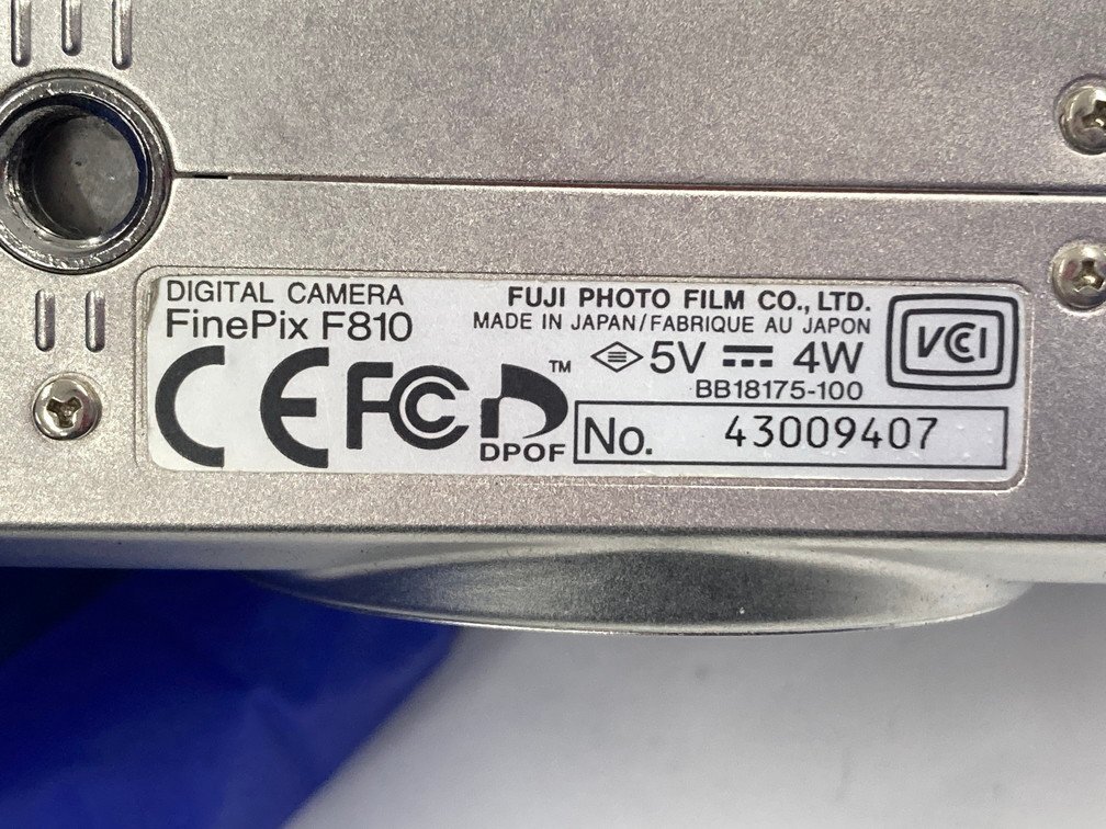 FUJIFILM 富士フィルム デジタルカメラ 通電未確認 F810 7.2-28.8mm FINEPIX 43009407【CCAN3017】_画像6