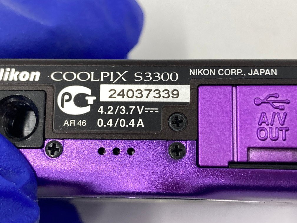 Nikon ニコン COOLPIX S3300 通電未確認【CCAO3022】_画像6