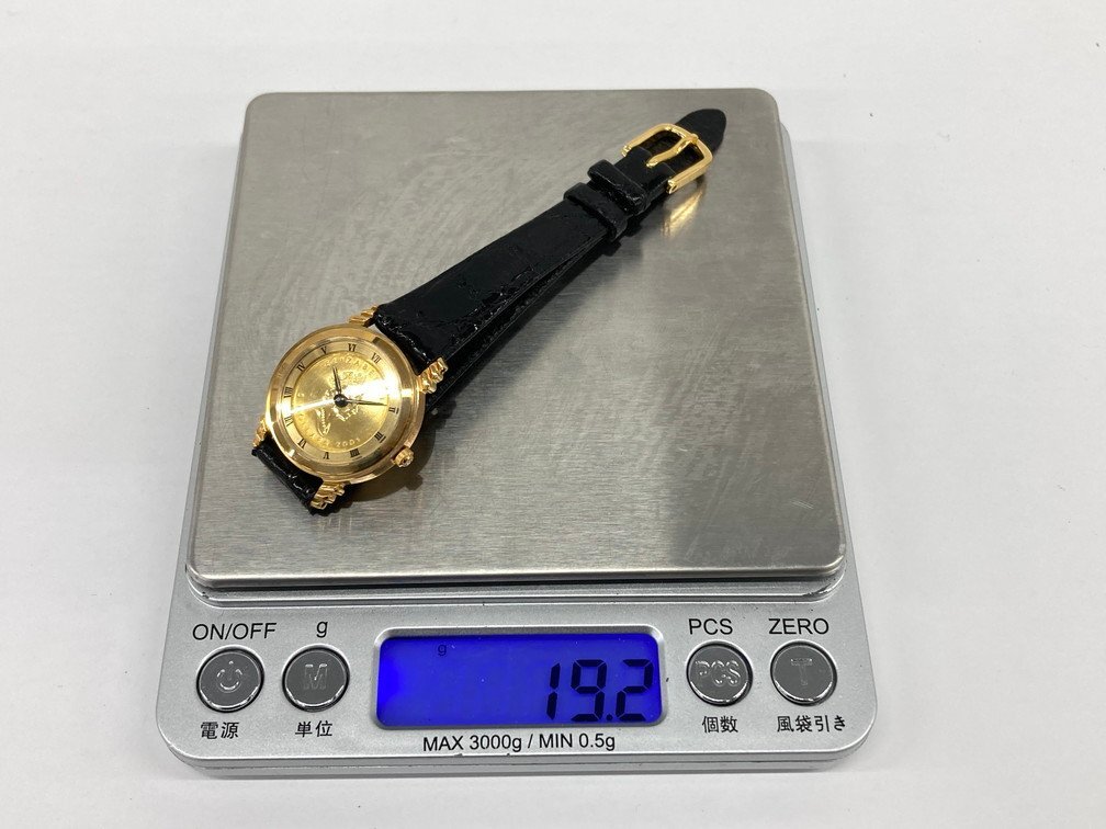 ELIZABETH エリザベス 2001 K18刻印 腕時計 説明書付き 総重量:約19.2g 【CCAP7061】の画像10