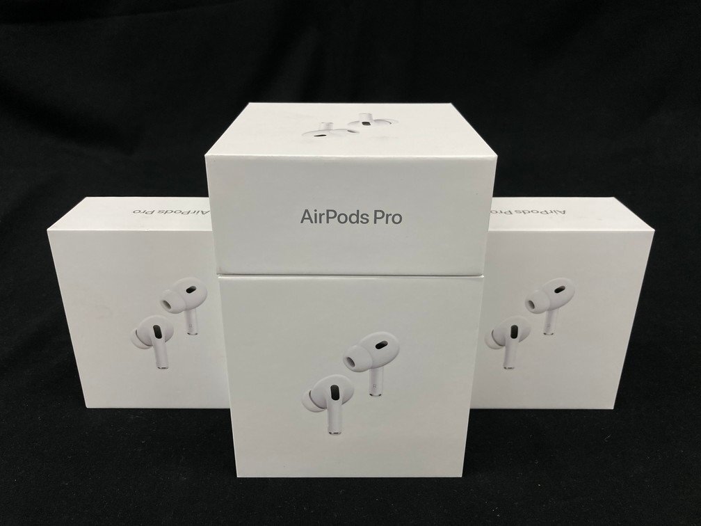 Apple アップル MYJV3J/A AirPods Pro 2nd generation 未開封品 4点おまとめ【CCAP1049】_画像1