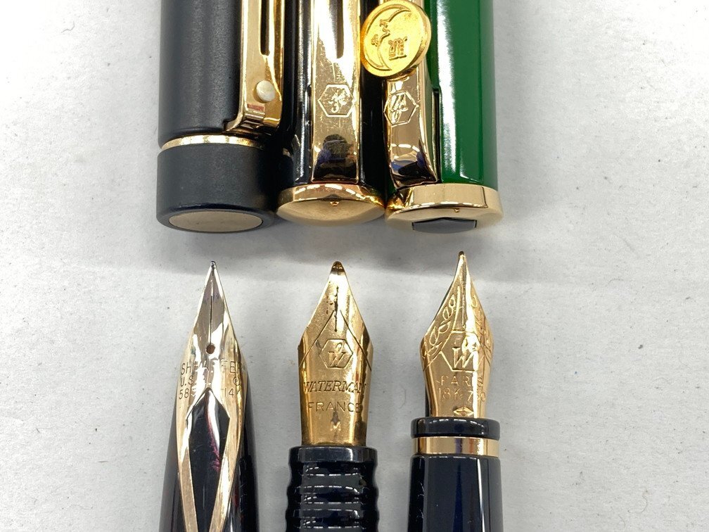 WATERMAN ウォーターマン/SHEAFFER シェーファー 万年筆・ボールペン おまとめ 5点【CCAX1004】_画像3