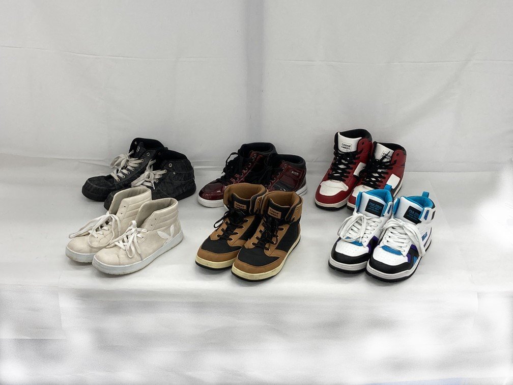  sneakers PLAY BOY/Fantom STREET size 27.0cm*FILA/CEDAR CREST/alb size 28.0cm total 6 point . summarize [CCAY1028]