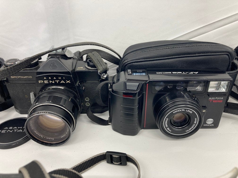  camera . summarize Canon Canon EOS 1000QD Pentax ASAHI PENTAX SPOTMATIC Minolta minolta SR-1 other [CCAY1001]