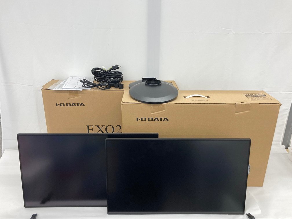 IODATA　IOデータ　液晶ディスプレイ　EX-LDQ273DBS　通電確認済み　2点おまとめ【CCBA1005】_画像1