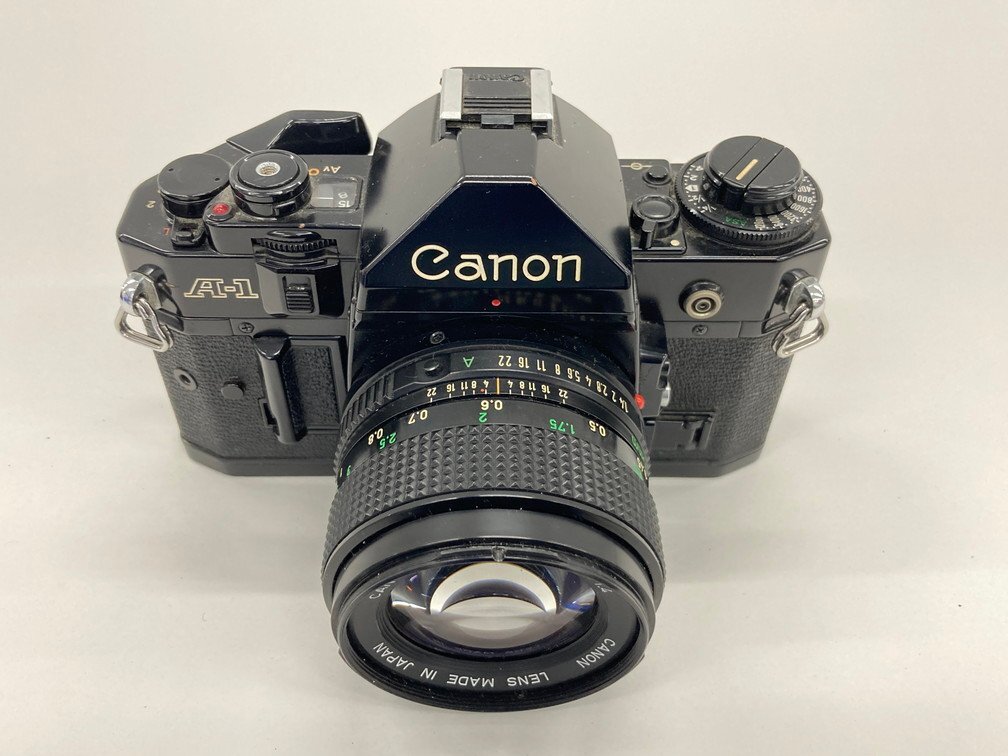 Canon　キヤノン　MF一眼レフ　2点おまとめ　A-1　A-1　FD50/1.4　FD50/1.8【CCBB1017】_画像2