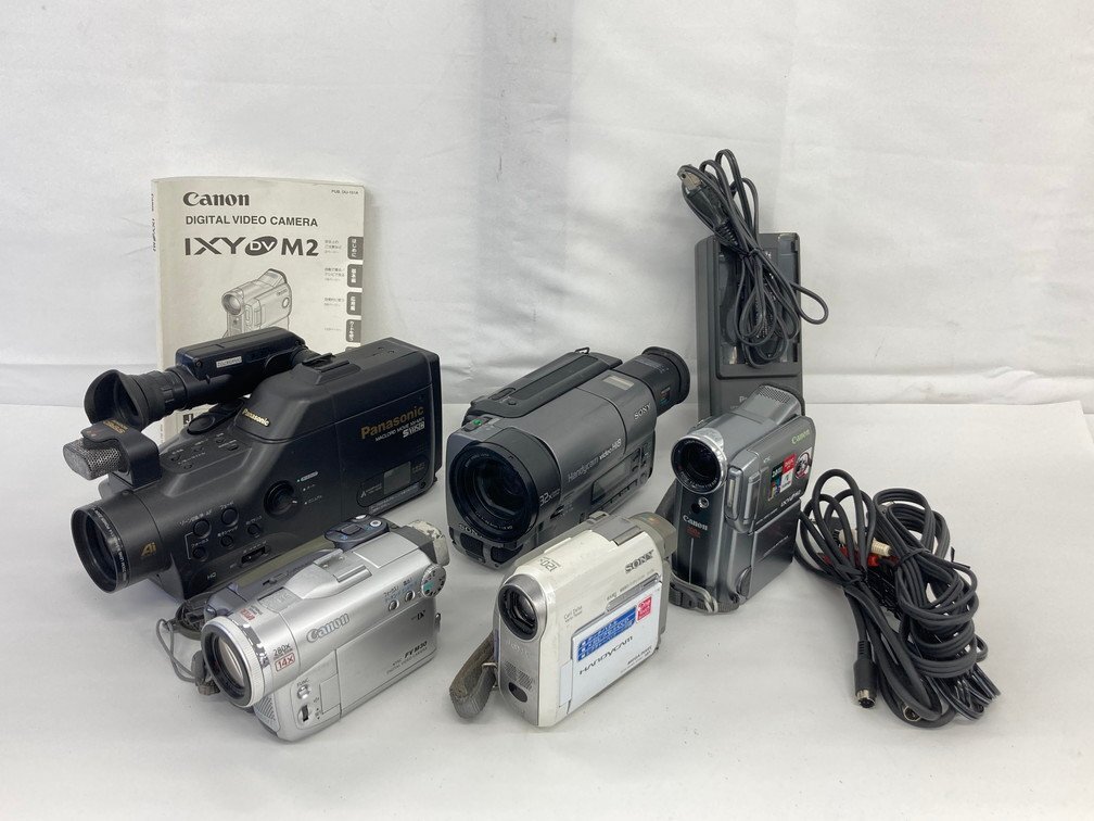 ビデオカメラ おまとめ ソニー SONY CCD-TR3000  DCR-HC40 キヤノン Canon FV M30 IXY M2 他 【CCBB1013】の画像1