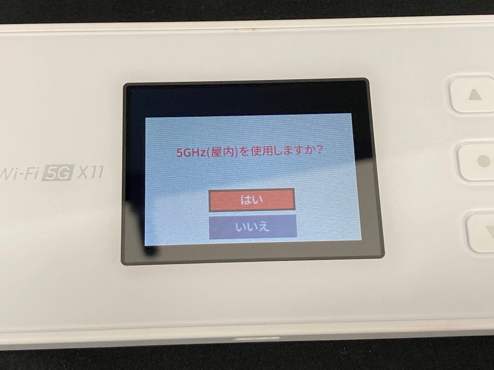 WiMax NEC Speed Wi-Fi 5G X11 NAR01 スノーホワイト 初期化済【CCBC2028】の画像6