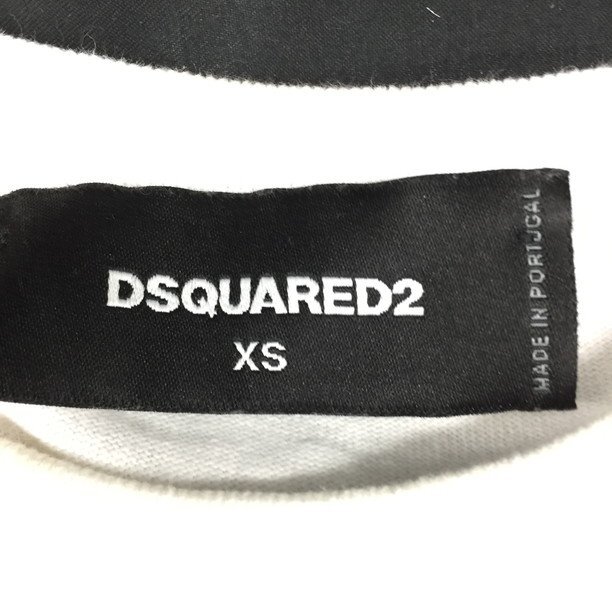 Dsquared2　ディースクエアード　Tシャツ　XSサイズ　S74GD1170 S23851【CCAL5052】_画像4