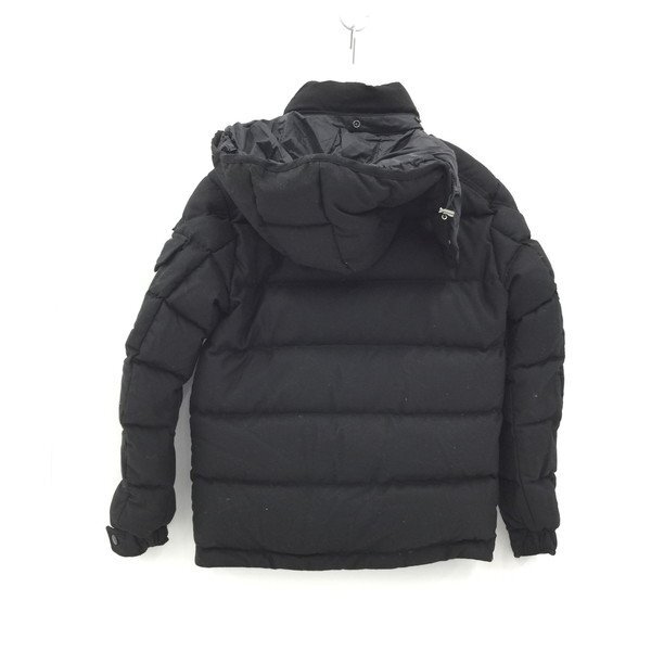 MONCLER モンクレール ダウンジャケット 黒 表記サイズ0 ハンガー付き【CCAN5048】_画像2